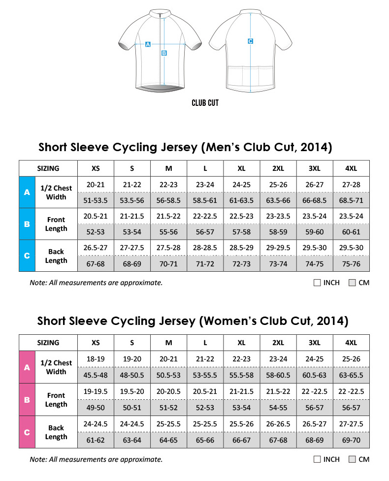 Magellan Kids Size Chart